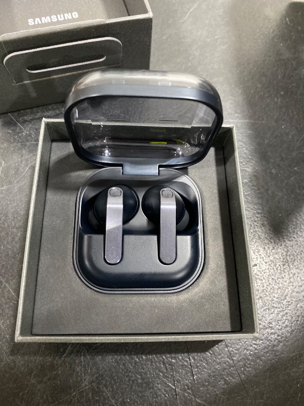 Photo 1 of Samsung Galaxy Buds 4 Pro (2026) AI True Wireless Bluetooth Earbuds, Hi-Res Audio, 2-Way Speaker, ANC 2.0, Optimized Comfort, IP57, Live Translation, Black [US Version, 2 Yr Warranty]
