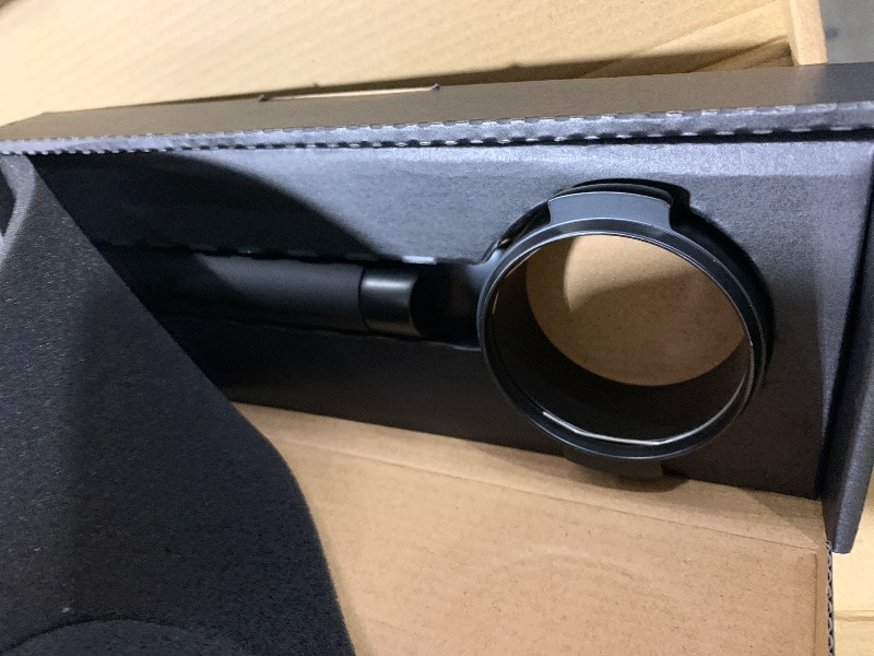 Photo 1 of Mischief 58mm Bottomless Portafilter, 316 Stainless Steel, Fits E61 Group Heads, La Marzocco, Rocket, ECM, Synesso, VBM, Flat Base, Double Shot Basket, Walnut wood (Titanium Black, 58MM for E61)