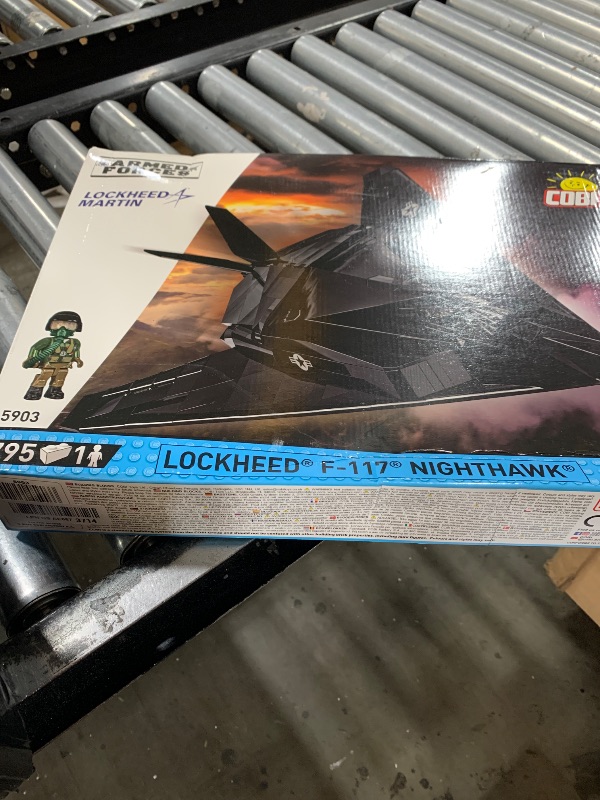 Photo 1 of COBI Armed Forces F-117 Nighthawk Aircraft Building Set, 795 Pieces