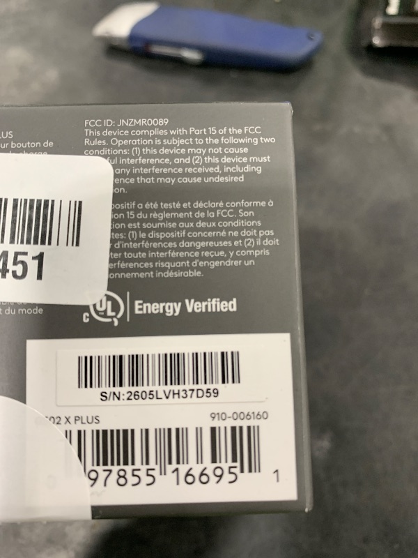 Photo 1 of Logitech G502 X Plus Wireless Gaming Mouse: Optical Switches, LIGHTSYNC RGB, 13 Buttons, Infinite Scroll Toggle, <130 hr Battery Life, USB-C, PowerPlay Wireless Charging Capable, for PC/MacOS - Black