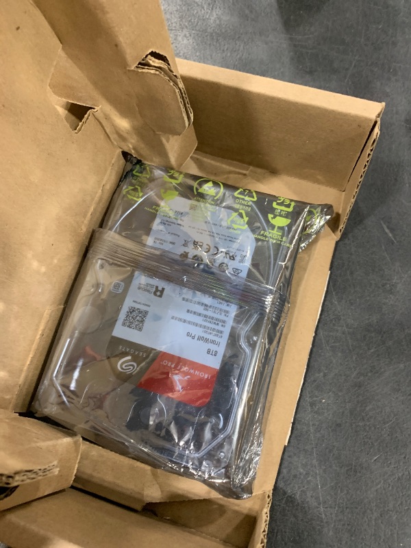 Photo 1 of Seagate IronWolf Pro, 8 TB, Enterprise NAS Internal HDD –CMR 3.5 Inch, SATA 6 Gb/s, 7,200 RPM, 256 MB Cache for RAID Network Attached Storage (ST8000NT001)