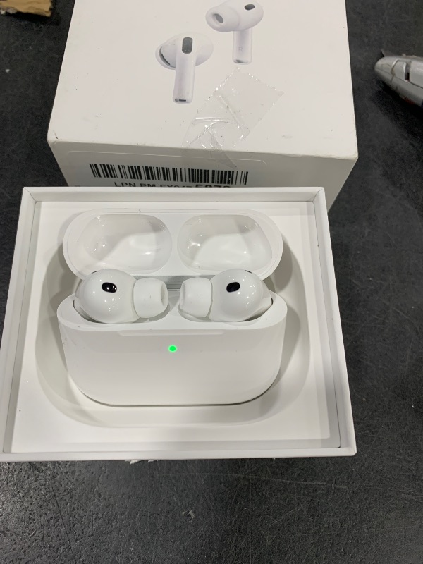 Photo 1 of Apple AirPods Pro 3 Wireless Earbuds, Active Noise Cancellation, Live Translation, Heart Rate Sensing, Hearing Aid Feature, Bluetooth Headphones, Spatial Audio, High-Fidelity Sound, USB-C Charging