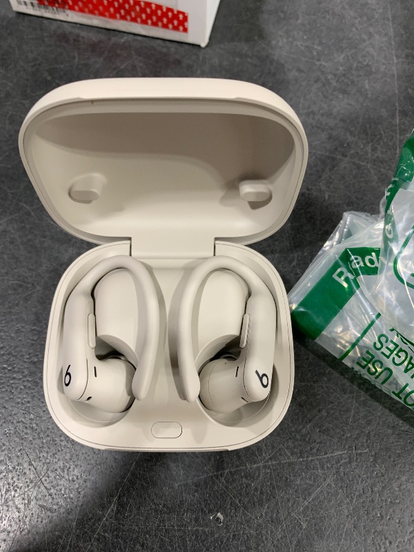 Photo 1 of Beats Powerbeats Pro 2 - Wireless Noise Cancelling Workout Earbuds with Secure- Fit Earhooks, Up to 45-Hour Battery with Charging Case, Sweat & Water Resistant, Heart Rate Monitoring - Quick Sand