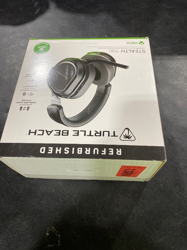 Photo 1 of Turtle Beach Stealth 700 Wireless Multiplatform Amplified Gaming Headset for Xbox Series X|S, Xbox One, PC, PS5, Mobile – A.I. Noise-Cancelling Mic, Bluetooth, Rechargeable Battery, Black (Renewed)