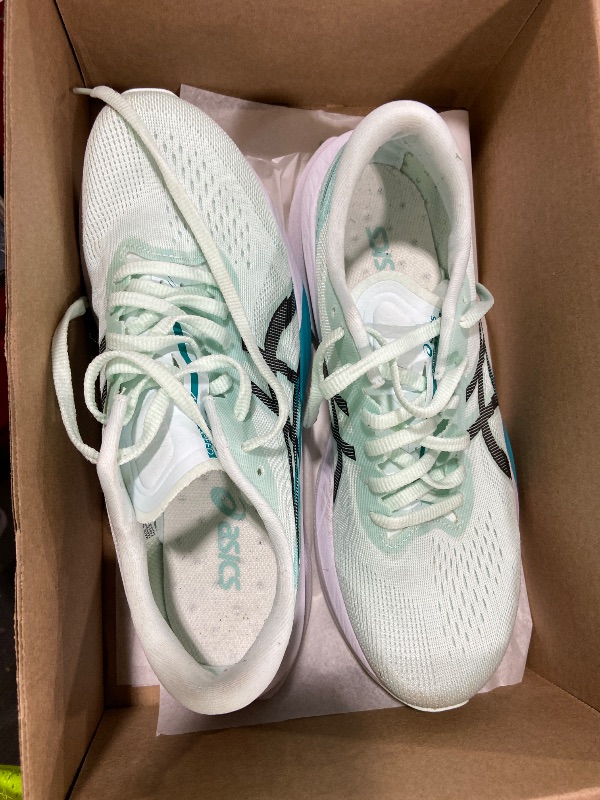 Photo 1 of ASICS Women's Magic Speed 4 Running Shoes, 8.5, Soothing SEA/Black