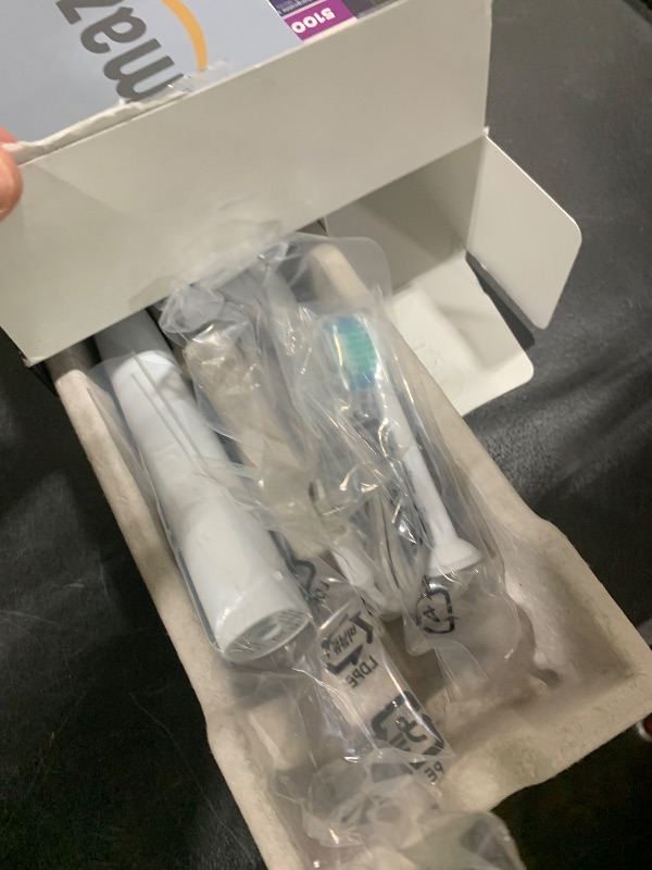 Photo 1 of Philips Sonicare ProtectiveClean 5100 Rechargeable Electric Toothbrush, with Pressure Sensor, 3 Cleaning Modes, SmarTimer and QuadPacer, 14-Day Battery Life, Travel Case, White, Model HX6857/11