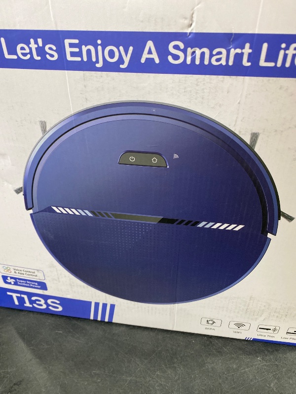 Photo 1 of XIEBro Life Robot Vacuum and Mop Combo, 8000Pa Suction Automatic Vacuum Robot with Mop 2 in 1, APP/Voice/Remote Control, Self-Charging, Slim, Ideal for Hard Floor, Pet Hair, Carpet