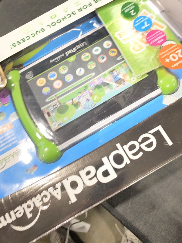 Photo 1 of LeapFrog LeapPad Academy Kids’ Learning Tablet, Green