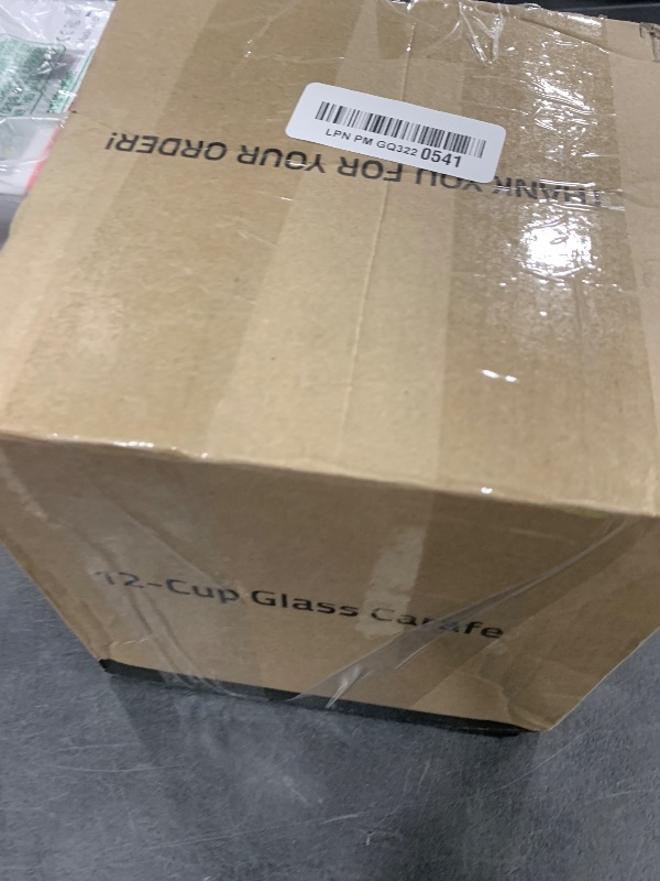 Photo 1 of 12-Cup Replacement Glass Coffee Carafe Compatible with Mr. Coffee LMX, TP, MMX, and MSX series coffeemakers