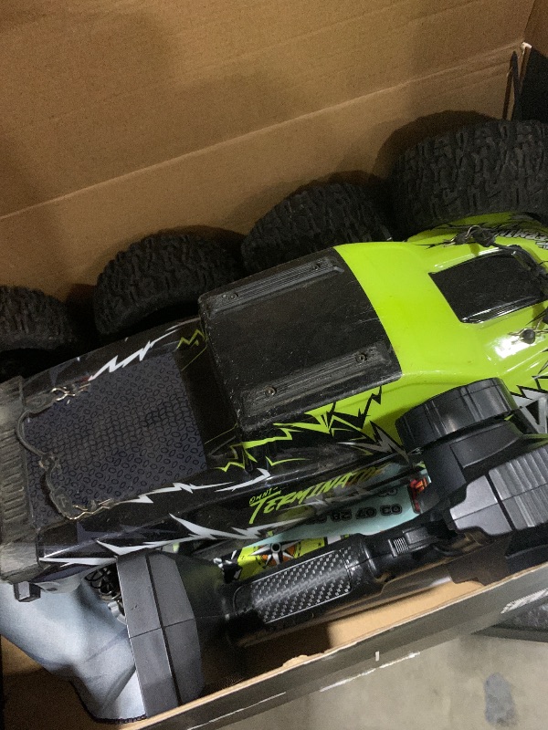 Photo 1 of AMORIL 1/10 RTR Brushless Fast RC Cars for Adults,Max 50mph Hobby Electric Off-Road Monster Truck,Waterproof High Speed RC Car 4WD Remote Control Car with 3S Lipo,Green