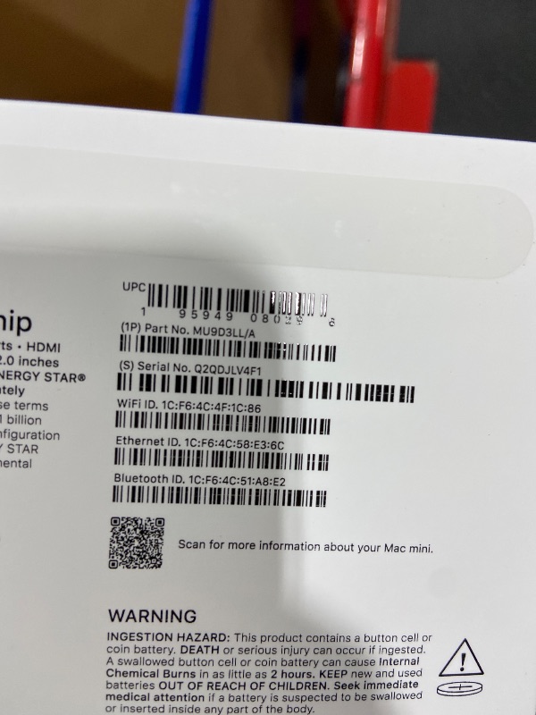 Photo 1 of Apple 2024 Mac mini Desktop Computer with M4 chip with 10?core CPU and 10?core GPU: Built for Apple Intelligence, 16GB Unified Memory, 256GB SSD Storage, Gigabit Ethernet. Works with iPhone/iPad