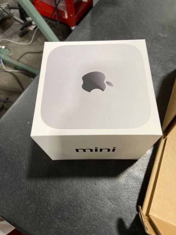 Photo 1 of Apple 2024 Mac mini Desktop Computer with M4 chip with 10?core CPU and 10?core GPU: Built for Apple Intelligence, 16GB Unified Memory, 256GB SSD Storage, Gigabit Ethernet. Works with iPhone/iPad