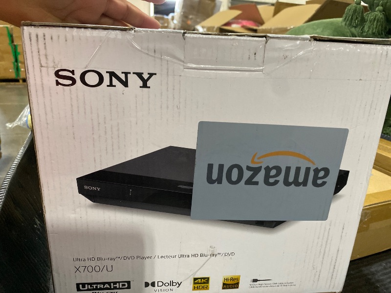 Photo 1 of Sony UBP-X700U 4K Ultra HD Home Theater Blu-ray DVD Player 4K upscaling, HDR10, Hi Res Audio, Dolby Digital TrueHD/DTS, Dolby Vision, with Included HDMI Cable, 2025 Model