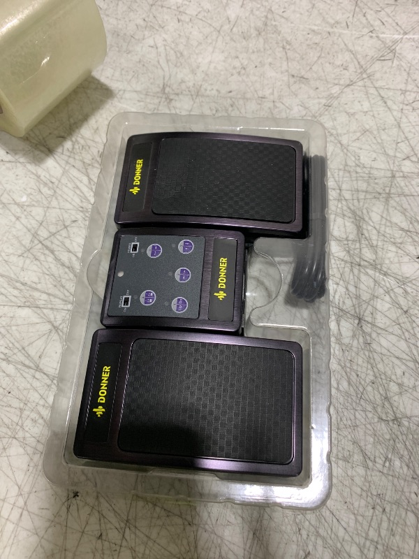 Photo 1 of Donner Wireless Bluetooth Page Turner Pedal for iPad Tablets Phone Foot Pedal Rechargeable,Black