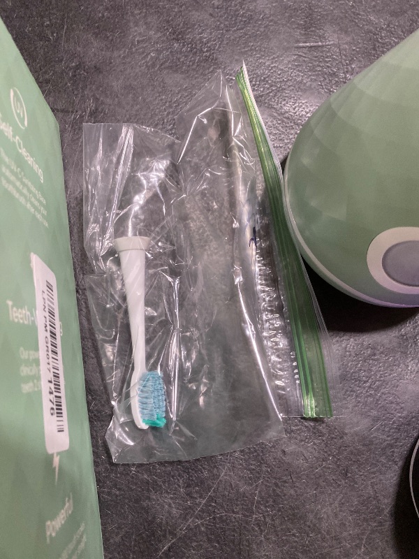 Photo 1 of Tao Clean UV Sanitizing Sonic Toothbrush and Cleaning Station, Electric Toothbrush, Dual Speed Setting, Seaglass Green