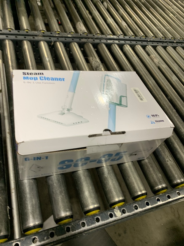 Photo 1 of Steam Cleaner, 6 in1 Rotated Steam Mop Cleaner with 2 Modes, 2 Microfiber Pads, 400ML Removable Tank, 23FT Power Cable, Detachable Steam Mops for Floor, Laminate Floor, Tiles Cleaning (Sapphire Blue)