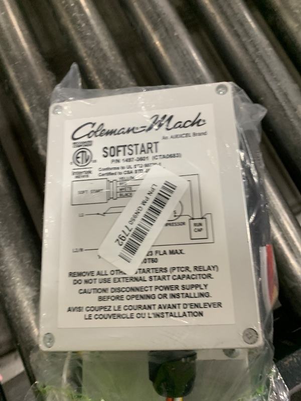 Photo 1 of Coleman-Mach Soft Start Kit for All Coleman-Mach Air Conditioners and Heat Pumps - Reduces Start-Up Amperage by 75%, Fits Series 45000/47000/48000, Smooth Ramping for Improved Performance (1497-3601)