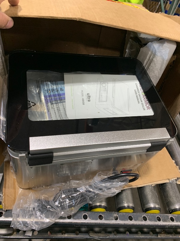 Photo 1 of **USED, DAMAGED** Avid Armor Chamber Vacuum Sealer Machine USV20 Ultra Series for Wet Foods, Meat Vacuum Packing Machine, Compact with 11.5-Inch Vaccum Sealer Bar