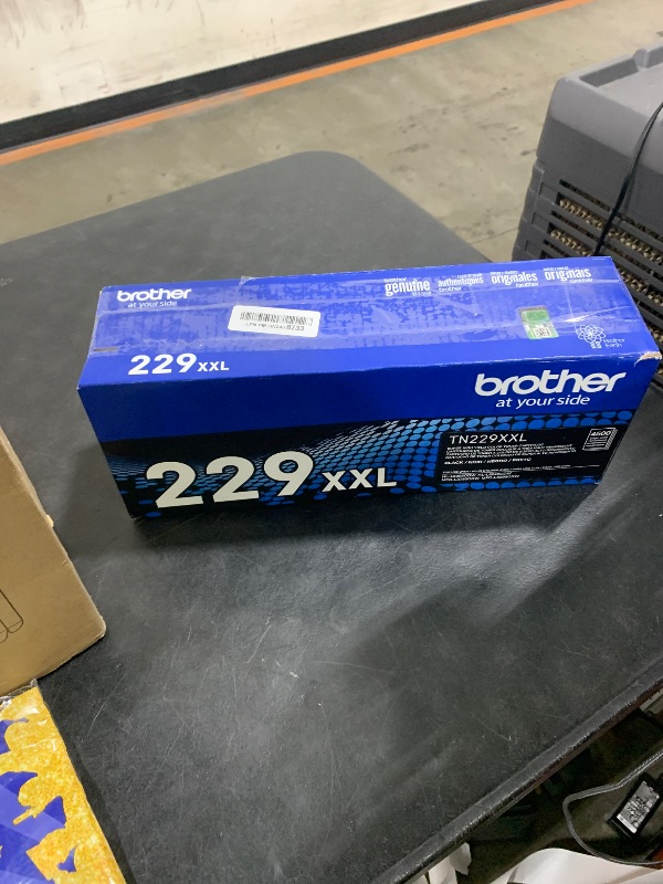 Photo 1 of Brother Genuine TN229XXLBK Black Super High Yield Printer Toner Cartridge - Print up to 4,500 Pages(1), Compatible with HL-L3295CDW, HL-L8245CDW, MFC-L3780CDW, and MFC-L8395CDW Printers