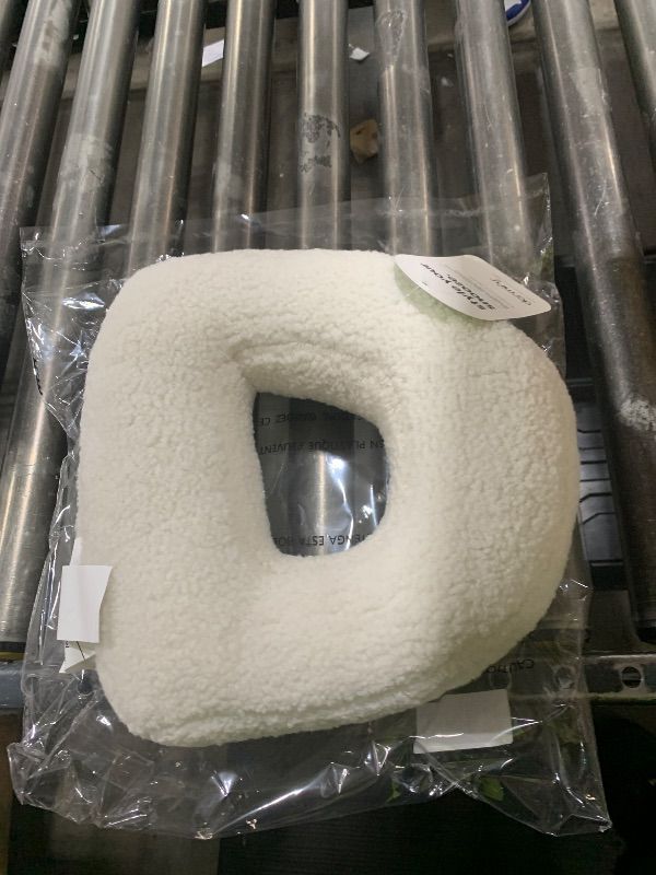 Photo 1 of Dormify Alphie Sherpa Letter Pillow, Dorm, Dorm Room Essentials, Dorm Essentials, Apartment Essentials, College Essentials, College Dorm Essentials- Letter D