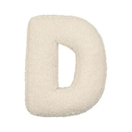 Photo 1 of Dormify Alphie Sherpa Letter Pillow, Dorm, Dorm Room Essentials, Dorm Essentials, Apartment Essentials, College Essentials, College Dorm Essentials- Letter D