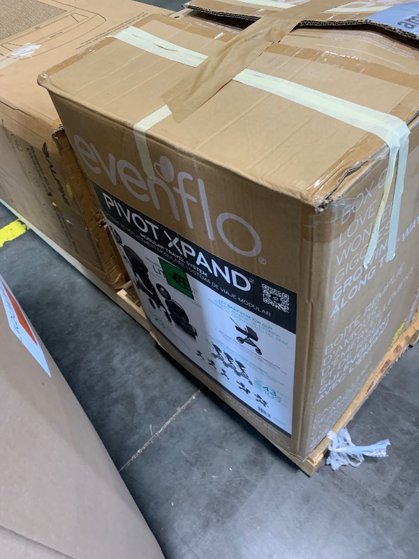 Photo 1 of ***UPDATED 6/13*** Evenflo Pivot Xpand Modular Travel System with LiteMax Infant Car Seat with Anti-Rebound Bar (Sabino Gray)