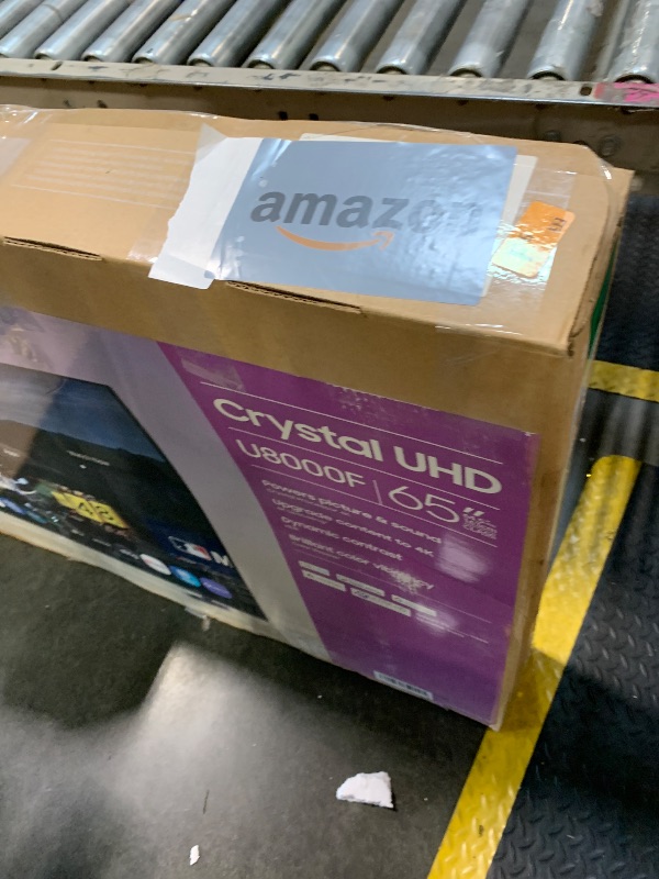 Photo 1 of ****BROKEN**** FINAL SALE Samsung 65-Inch Class Crystal UHD U8000F 4K Smart TV (2025 Model) Endless Free Content, Crystal Processor 4K, MetalStream Design, Knox Security, Alexa Built-in