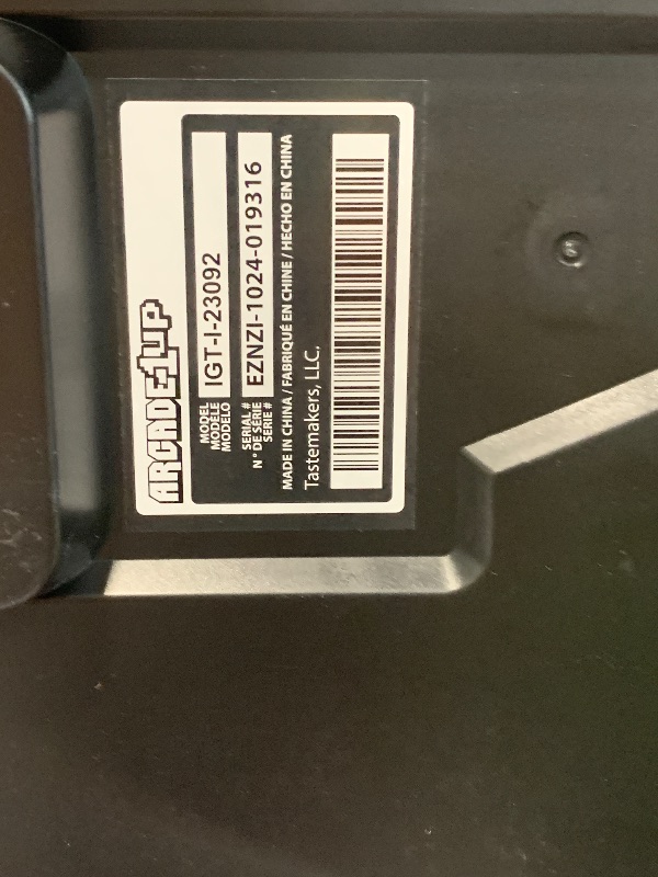 Photo 1 of ***MISSING POWER CABLE*** ***UNTESTED*** Arcade 1Up 32" Screen Infinity Game Table - Electronic Games