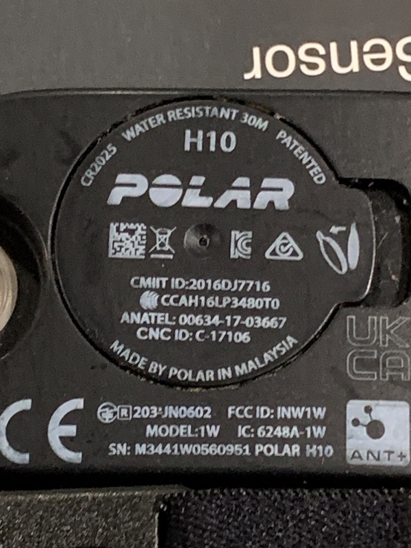 Photo 1 of Polar H10 Heart Rate Monitor Chest Strap - ANT + Bluetooth, Waterproof HR Sensor for Men and Women, Black, M-XXL