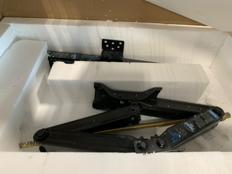 Photo 1 of *FOR PARTS ONLY*
Kohree 7500lbs RV Stabilizer Leveling Scissor Jacks 24" for Travel Trailer Camper, Set of 2, Heavy Duty RV Stabilizer Jacks Kit with Crank Handle and Drill Bit, Black