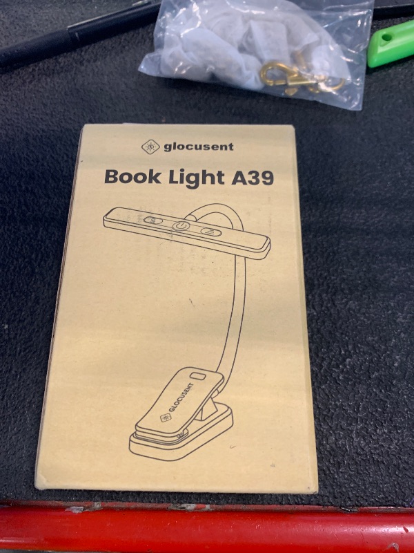 Photo 1 of *NON-FUNCTIONAL*
Glocusent 26 LED Rechargeable Book Light for Reading in Bed, Eye-Caring 5 Amber Colors and Stepless Dimming, Lasts 1 Week to a Months, Travel Clip on Lamp Gifts for Book Lovers, Men, Women & Kids