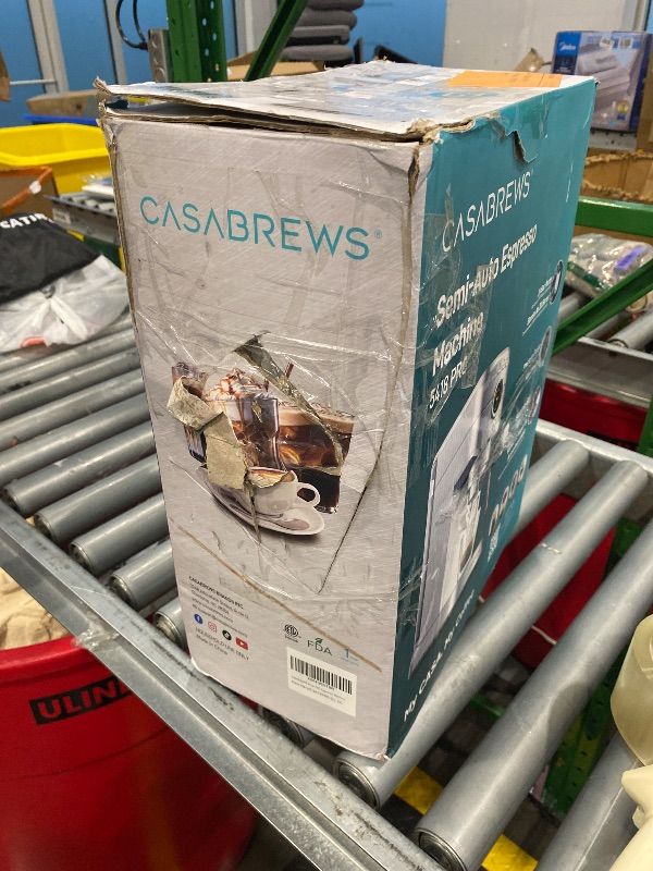Photo 1 of [UNTESTED] CASABREWS 5418 PRO Espresso Machine 20 Bar, Upgraded Espresso Maker with Powerful Steam Milk Frother, Stainless Steel Coffee Machine with Fast Heating System for Cappuccino, Latte, Silver