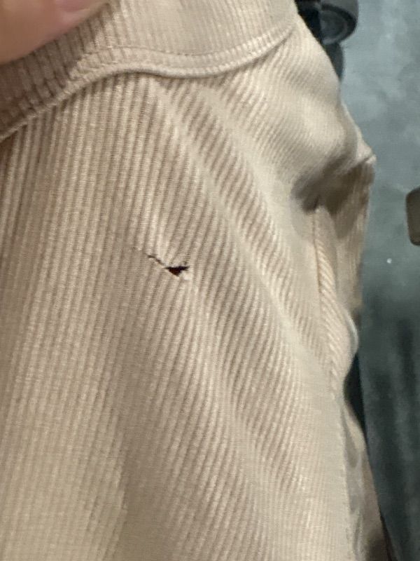 Photo 1 of ***MINOR HOLE**
ANRABESS Long Sleeve Shirts for Women Henley Button Down Tops Ribbed Knit Slim Fit Fall Basic Tee 2026 Casual Trendy Clothes Light Khaki-M