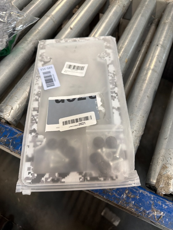 Photo 1 of ?2Pcs? Mosaic Camouflage License Plate Frame Black Gray License Plate Frames Stainless Steel Accessories Cars Decor with 4 Holes and Screws Fits Standard US CA Vehicles Size 12.2 x 6 Inches