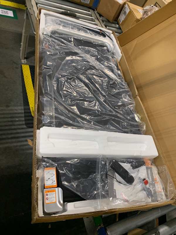 Photo 1 of [MISSING REMOTE & HANDLE BARS] Walking Pad with Incline, Under Desk Walking Pad Treadmill, 2.5HP Walking Pad with Remote and LED Display, 3 in 1 Portable Walking Pad with 265 lbs Weight Capacity for Home Office