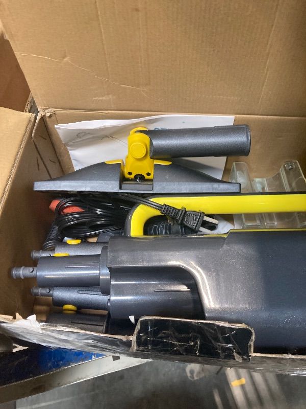 Photo 1 of !! MISSING PARTS !! USE FOR PARTS !!
Steam Mop with Detachable Handheld Steam Cleaner, 10-in-1 Multi Accessories, Quick 10s Heat, 350ml and 2-Level Steamer for Cleaning Floor, Carpet, BBQ Grill, Tile, and Grout, Gray