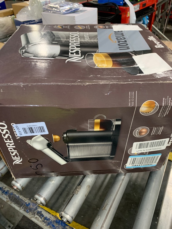Photo 1 of [MALFUNCTIONAL] Nespresso Vertuo Coffee and Espresso Maker by Breville, Chrome