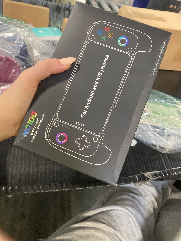 Photo 1 of ?Anti-Drift & Fast-Connect?Wireless Game Controller for iPhone/Android | Hall Joysticks Bluetooth Phone Controller, For Cloud Gaming, Genshin Impact, PUBG, Roblox, Call of Duty Mobile Gamers,White