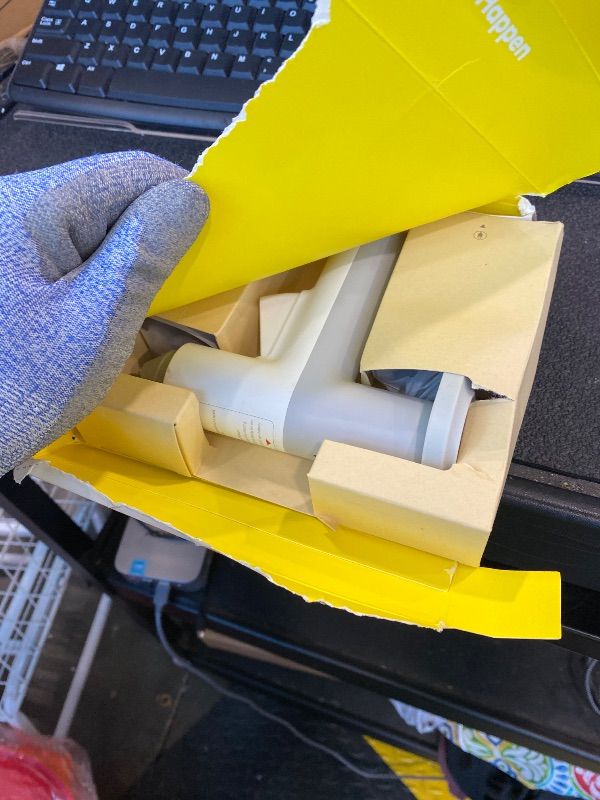 Photo 1 of [UNTESTED] HOTO Cordless Hot Glue Gun, 30s Fast Heating, Smart Safety Control Mini Hot Glue Gun with Colored & Clear Glue Sticks, Anti-Drip, USB-C Rechargeable for Crafts DIY Arts, Creative Decorations & Repairs