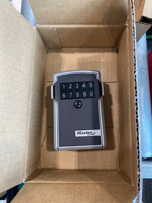Photo 1 of [Locked] Master Lock Digital Lock Box for Keys with Code, Electronic Wall Mount Key Safe with Bluetooth Connection to iOS/Android App and Sharable Keypad Codes, 3-1/4 Inches Wide, ?5441EC