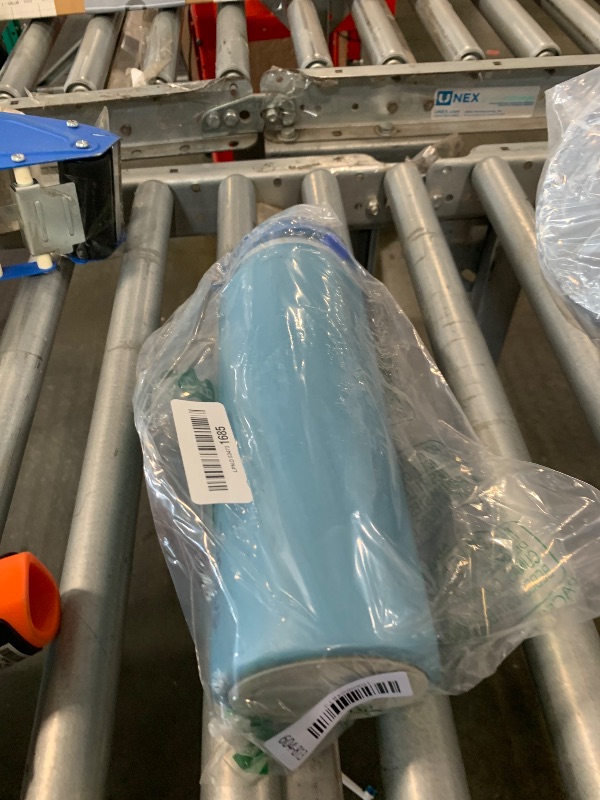 Photo 1 of ** sold as is no refund/return**
Insulated Water Bottle with Straw - Encool Stainless Steel Water Bottle with Push Button Lid, Leak-Proof & BPA-Free, Keeps Cold for 24 Hours for Sports, Travel, Gym (40 oz, Silk Blue)