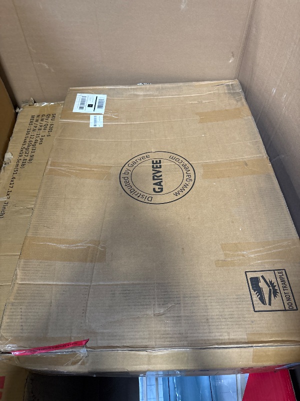 Photo 1 of ****CHECKED  7/10 - AS IS/NO RETURNS - SALE FINAL - FOR PARTS ONLY****GarveeLife Modern HDPE Plastic Adirondack Chair Set of 4 - Oversize 380 LB Poly Lumber Weather Resistant Firepit Chair - Outdoor Patio Chairs with Wooden Textured for Deck, Pool, Porch 