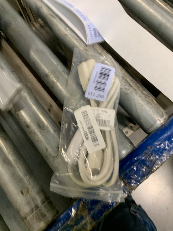 Photo 1 of [UL Listed] White Extension Cord with Switch On/Off, 3 Prong Grounded Plug Indoor Power Cord, 6.56 FT Insulated & Flame Retardant,125V 375W Indoor Use, UL Listed