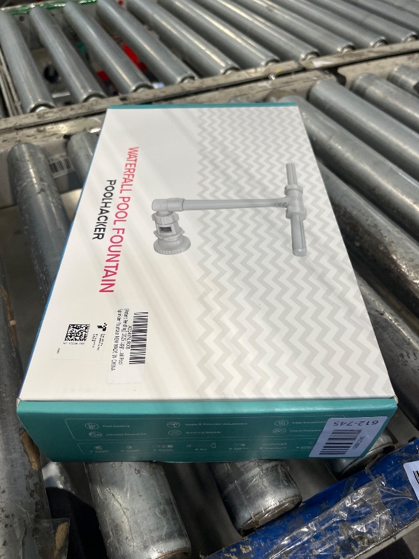 Photo 1 of [Patent Pending] 2025 Upgrade Pool Fountain - Dual Spray Water Fountains for Above Ground/Inground Pools, 2-in-1 Adjustable Waterfall Pool Sprinkler Fountain