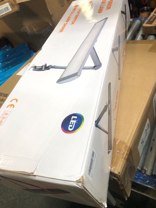 Photo 1 of ** FACTORY SEALED** AzarPixel Ultra Bright 4500 Lumens Powerful Professional Eye Care LED Desk Lamp - Brightness Adjustable, Modern Task Light for Home, Beauty, Crafting, Office, Workbench (Daylight, Dimming, Black)