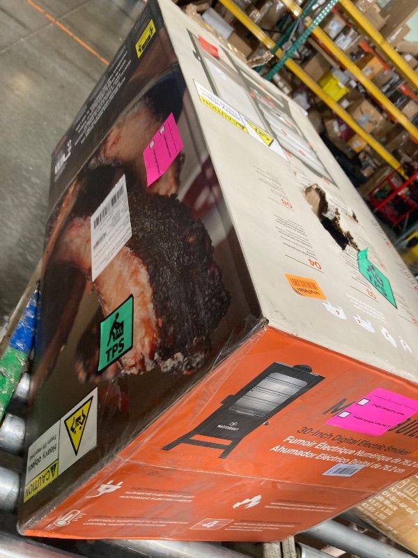 Photo 1 of ***UPDATED 6/20*** Masterbuilt® 30-inch Digital Electric Vertical BBQ Smoker with Leg Kit, Side Wood Chip Loader and 710 Cooking Square Inches in Black, Model MB20070421