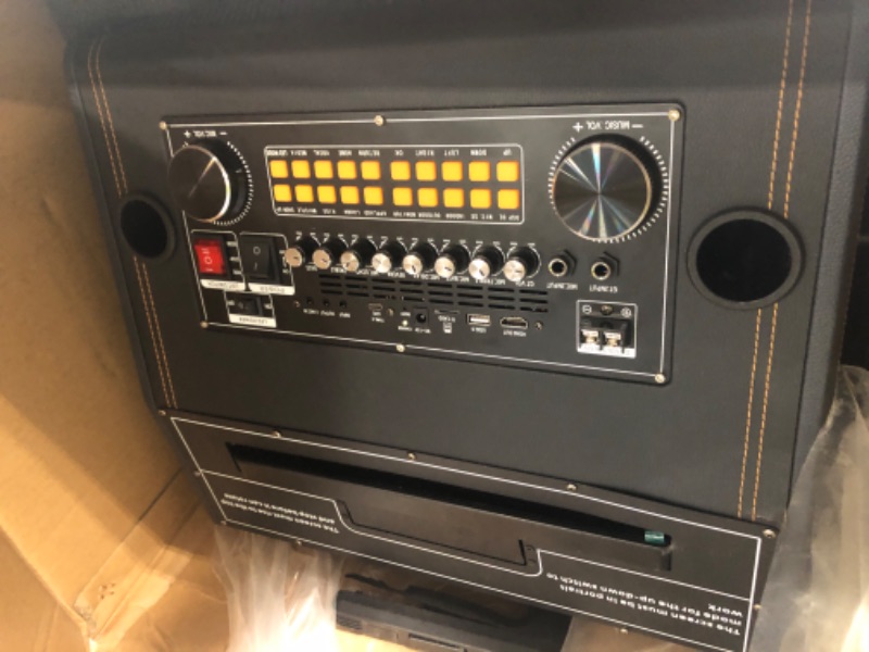 Photo 1 of ***UPDATED 6/14*** Smart Karaoke Machine with 23.8Inch Touch Screen & Lyrics Display, Up to 2000W Powerful Speaker, Super Deep Bass Sound for Home Party, Outdoor - Perfect for Adults, Kids, Singers & Music Lovers