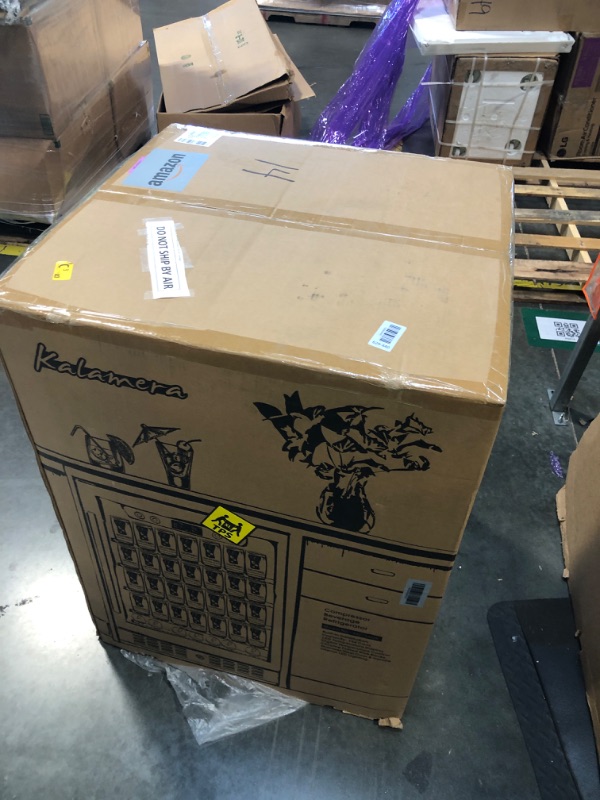 Photo 1 of ***MISSING POWER CORD *** Kalamera 24 inch Beverage Refrigerator - 154 Cans Capacity Beverage Cooler- Fit Perfectly into 24" Space Built in Counter or Freestanding - for Soda, Water, Beer or Wine - For Kitchen, Bar or Office