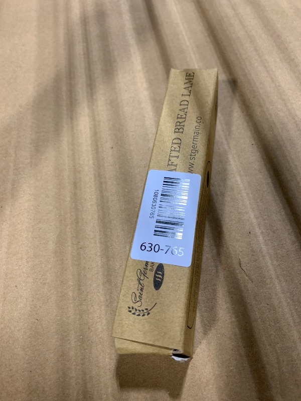 Photo 1 of "SAINT GERMAIN Premium Hand Crafted Bread Lame for Dough Scoring Knife, Lame Bread Tool for Sourdough Bread Slashing with 10 Blades Included with Replacement with Authentic Leather Protector Cover"