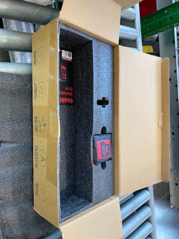 Photo 1 of [PARTIAL SET] [ONLY LASER]  Motovera Self Leveling Laser Level 100ft, Green Cross Line with Tripod, 4 Brightness Modes & Pulse Function, Manual & Self-Leveling Modes, IP54 Waterproof for Picture Hanging, Tile, DIY Construction